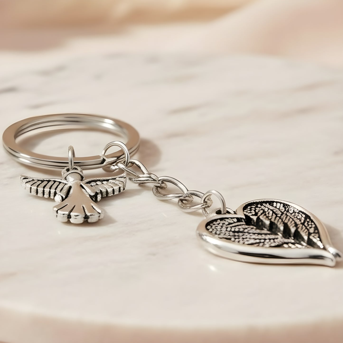 Änglavingar Nyckelring