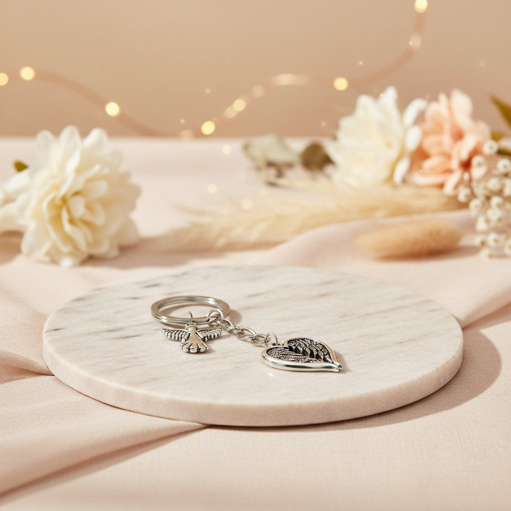 Änglavingar Nyckelring